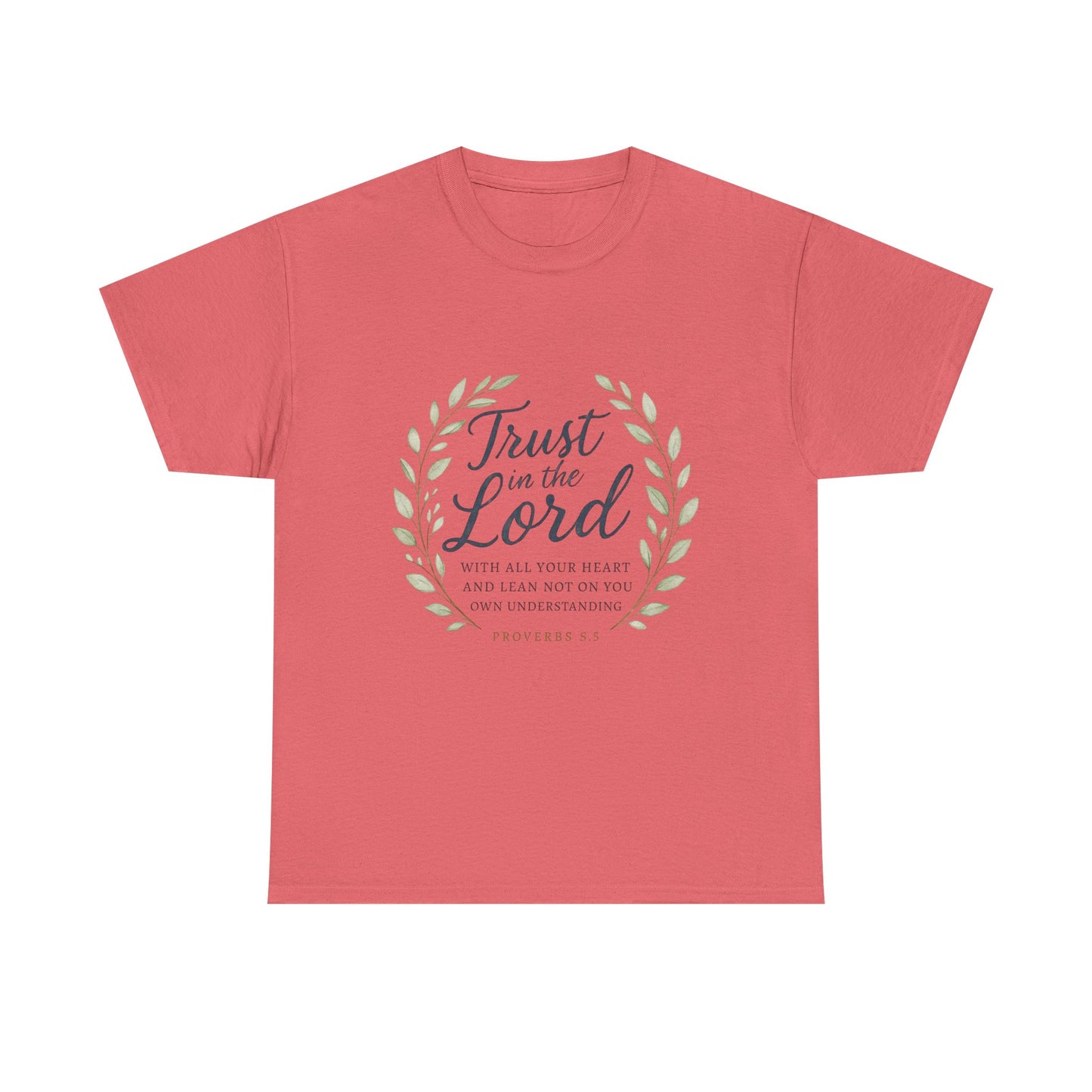 " Trust in the Lord" - Faith-Inspired Unisex Tee - Comfortable Cotton Shirt, Everyday Wear