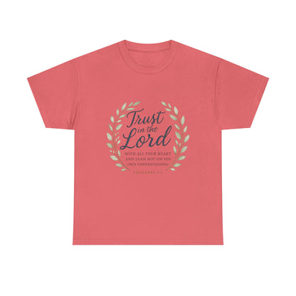 " Trust in the Lord" - Faith-Inspired Unisex Tee - Comfortable Cotton Shirt, Everyday Wear