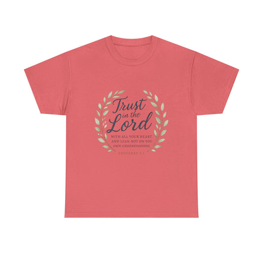 " Trust in the Lord" - Faith-Inspired Unisex Tee - Comfortable Cotton Shirt, Everyday Wear