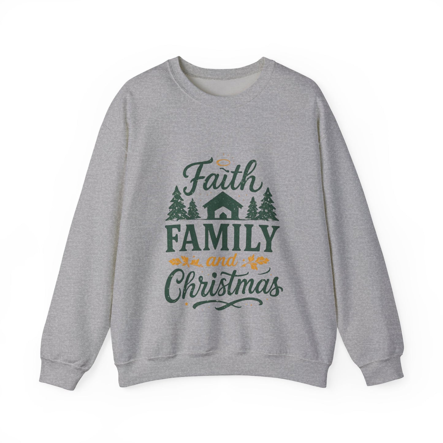 Faith Family Christmas Sweatshirt