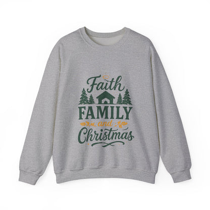 Faith Family Christmas Sweatshirt
