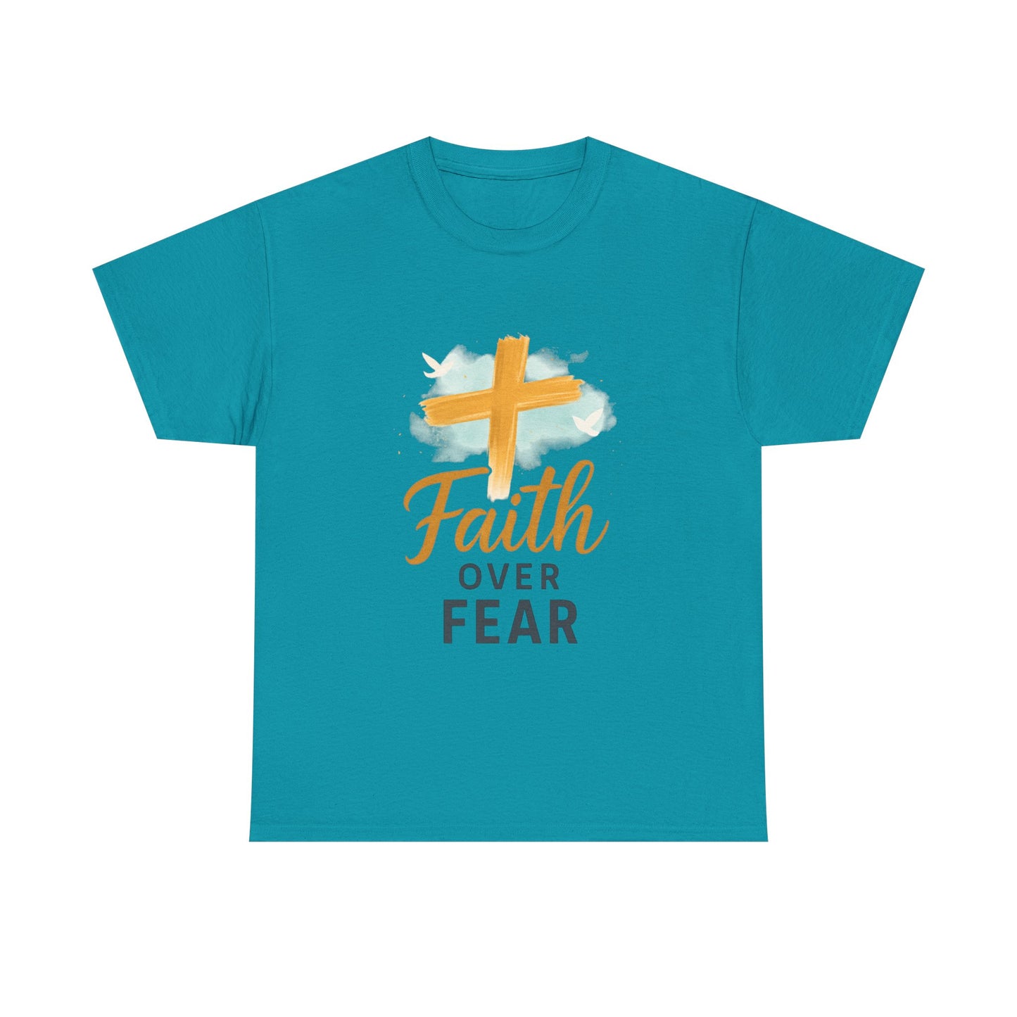 Faith Over Fear Unisex Heavy Cotton Tee
