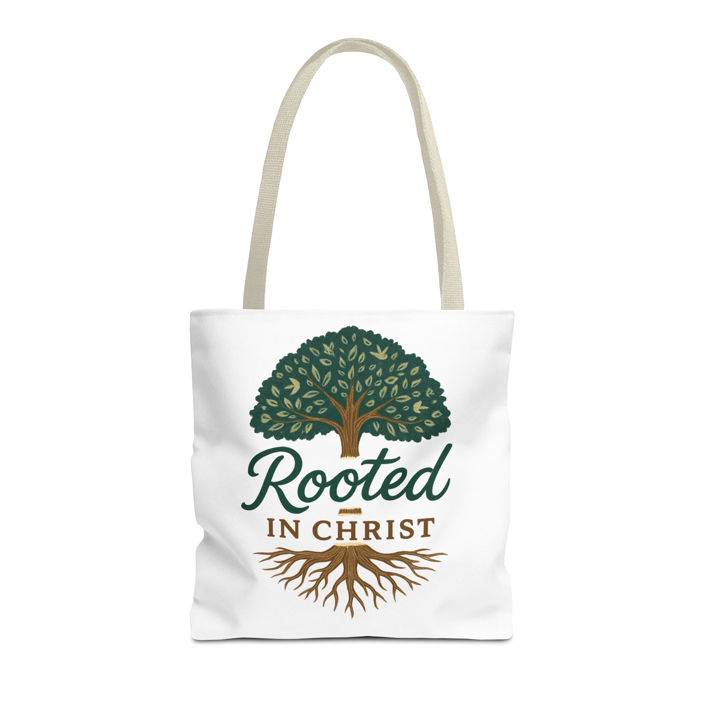 Rooted in Christ Tote Bag - Inspirational Gift for Faith Lovers, Christian Tote, Eco-Friendly Carryall, Stylish Church Accessory, [...]