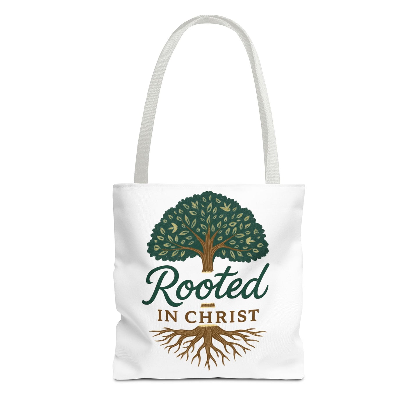 Rooted in Christ Tote Bag - Inspirational Gift for Faith Lovers, Christian Tote, Eco-Friendly Carryall, Stylish Church Accessory, [...]