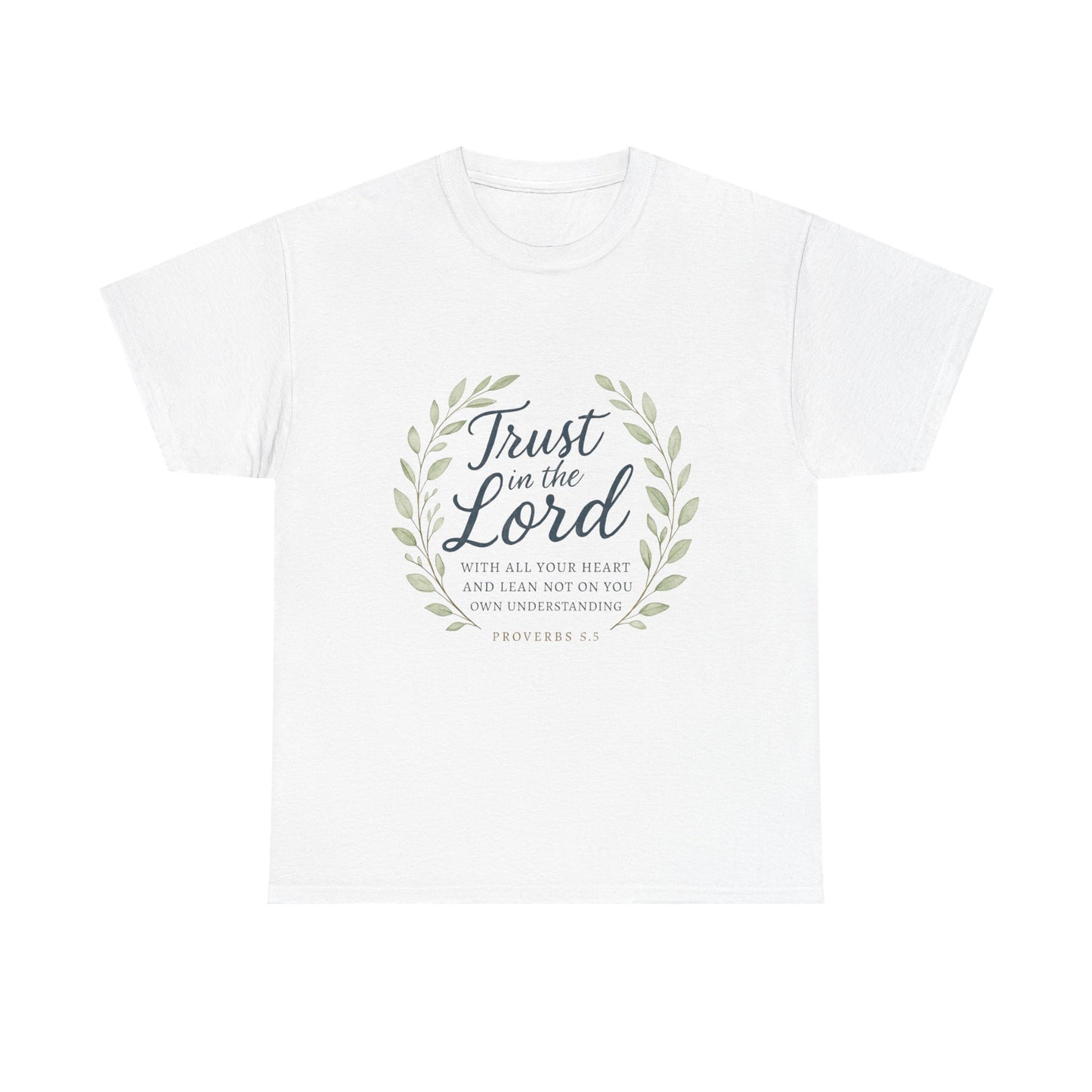 " Trust in the Lord" - Faith-Inspired Unisex Tee - Comfortable Cotton Shirt, Everyday Wear