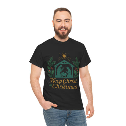 Keep Christ in Christmas Unisex Heavy Cotton Tee