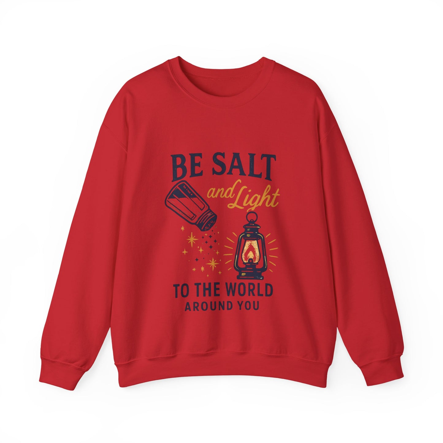 "Be Salt and Light to the World" - Unisex Heavy Blend™ Crewneck Sweatshirt