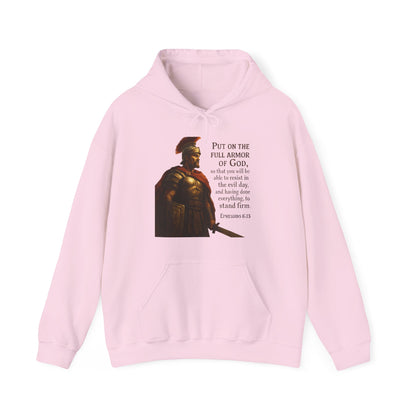 "Put on the full armor of God" - Christian Hoodie - Unisex Sweatshirt