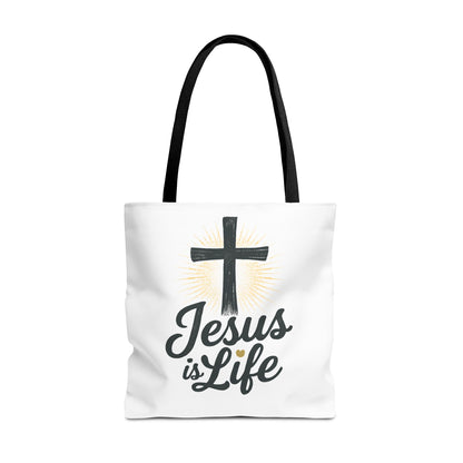 Inspirational Jesus Tote Bag - Faith-Based Carry All