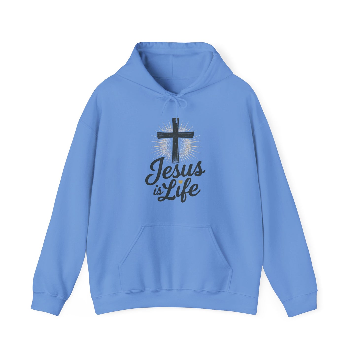 Jesus is Life" - Unisex Hoody - Comfortable & Inspirational Sweatshirt