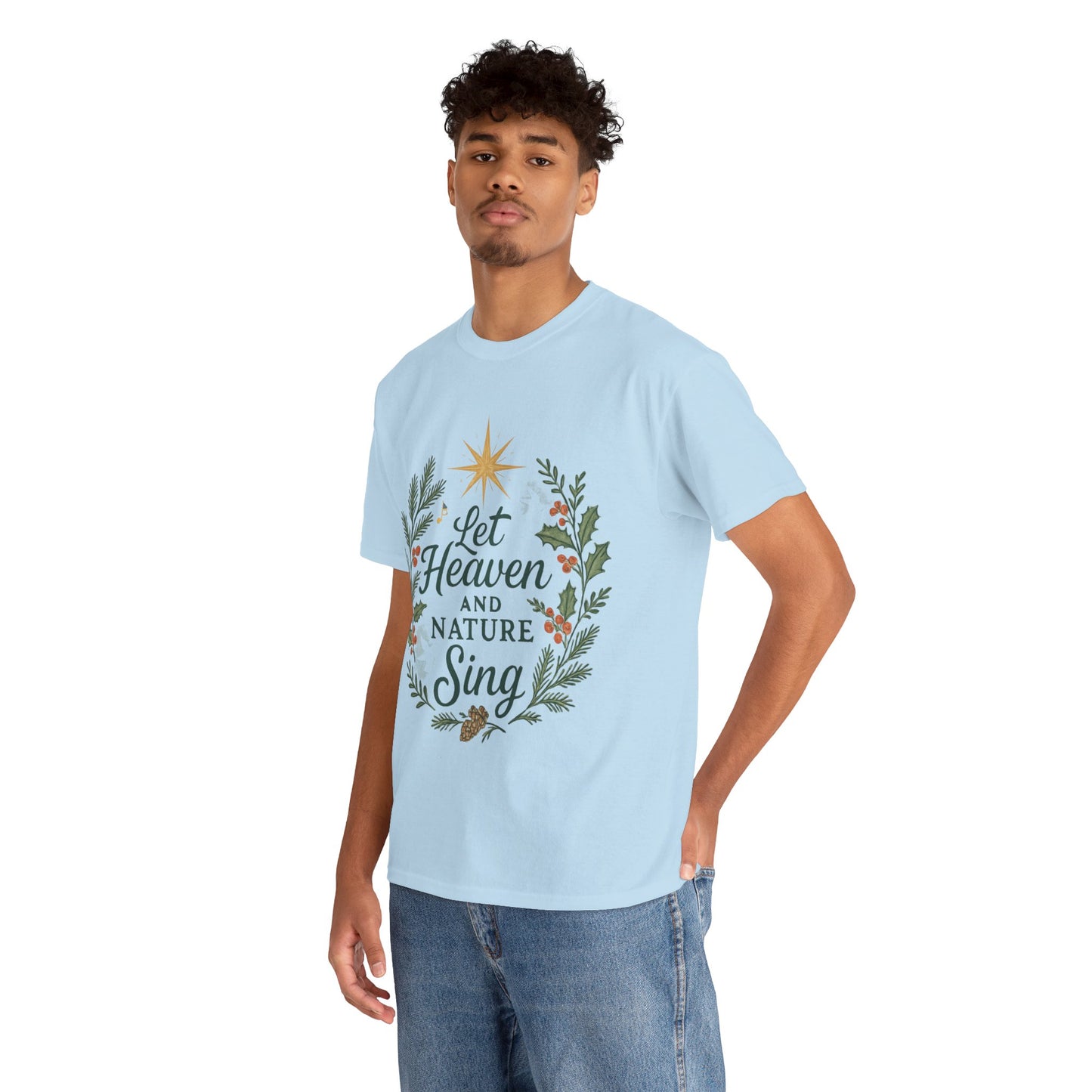 Let Heaven and Nature Sing Christmas Tee