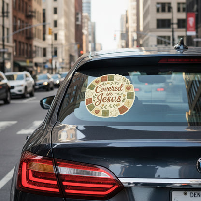 Covered in Jesus Kiss-Cut Stickers