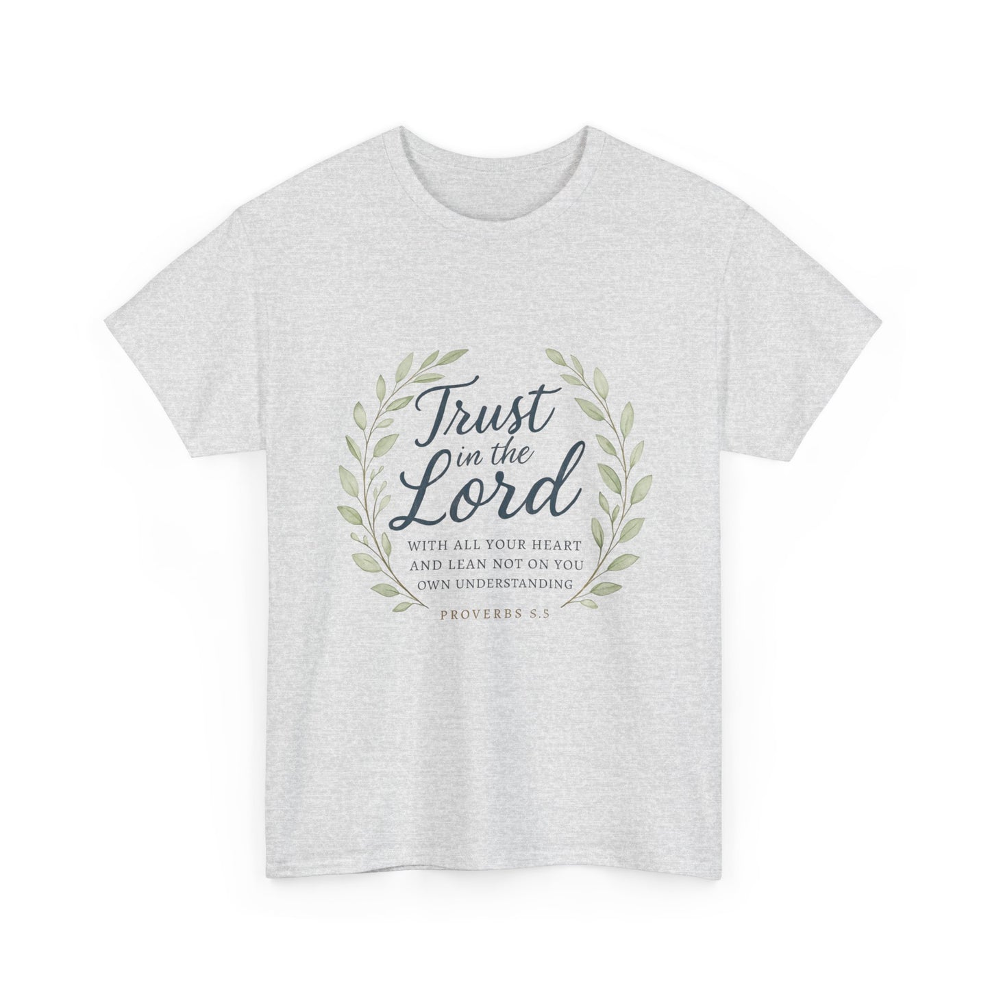 " Trust in the Lord" - Faith-Inspired Unisex Tee - Comfortable Cotton Shirt, Everyday Wear
