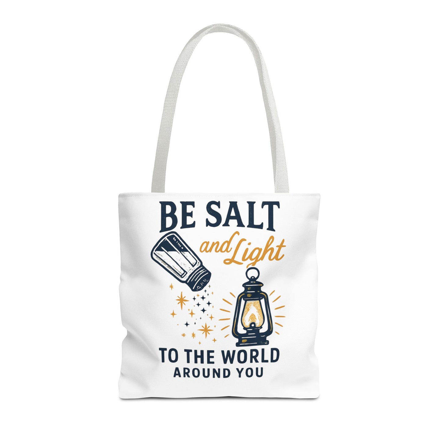 "Be Salt and Light" - Inspirational Tote Bag- Eco-Friendly Canvas, Perfect Gift for Graduations, Birthdays, or Everyday Use