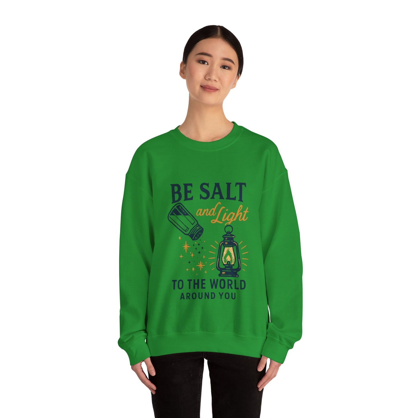 "Be Salt and Light to the World" - Unisex Heavy Blend™ Crewneck Sweatshirt