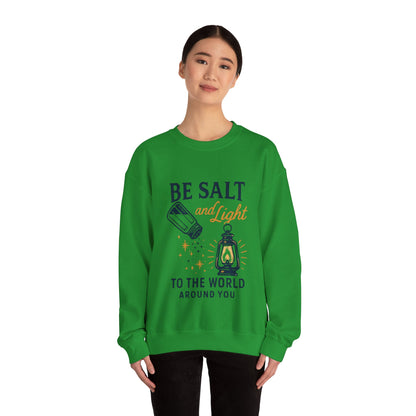 "Be Salt and Light to the World" - Unisex Heavy Blend™ Crewneck Sweatshirt