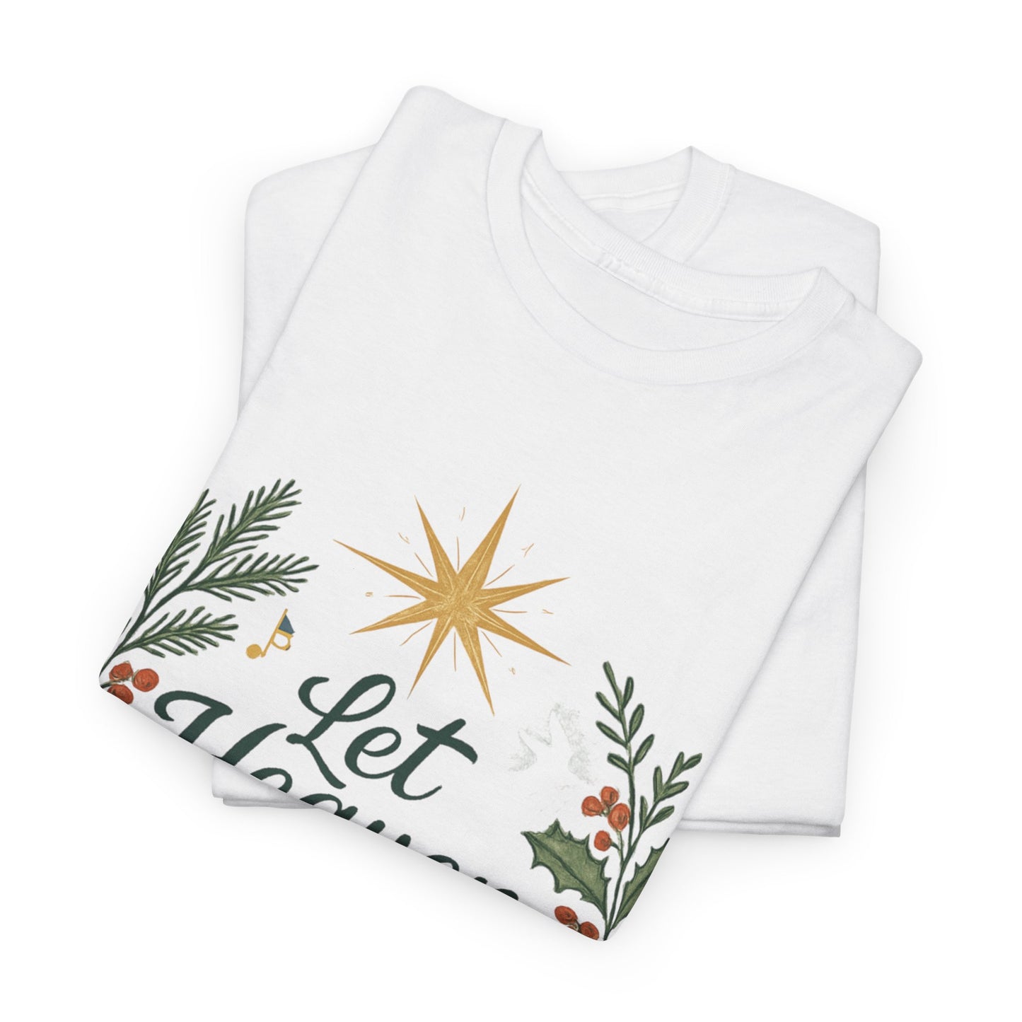 Let Heaven and Nature Sing Christmas Tee