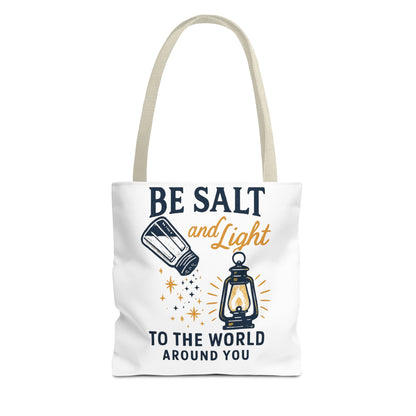 "Be Salt and Light" - Inspirational Tote Bag- Eco-Friendly Canvas, Perfect Gift for Graduations, Birthdays, or Everyday Use