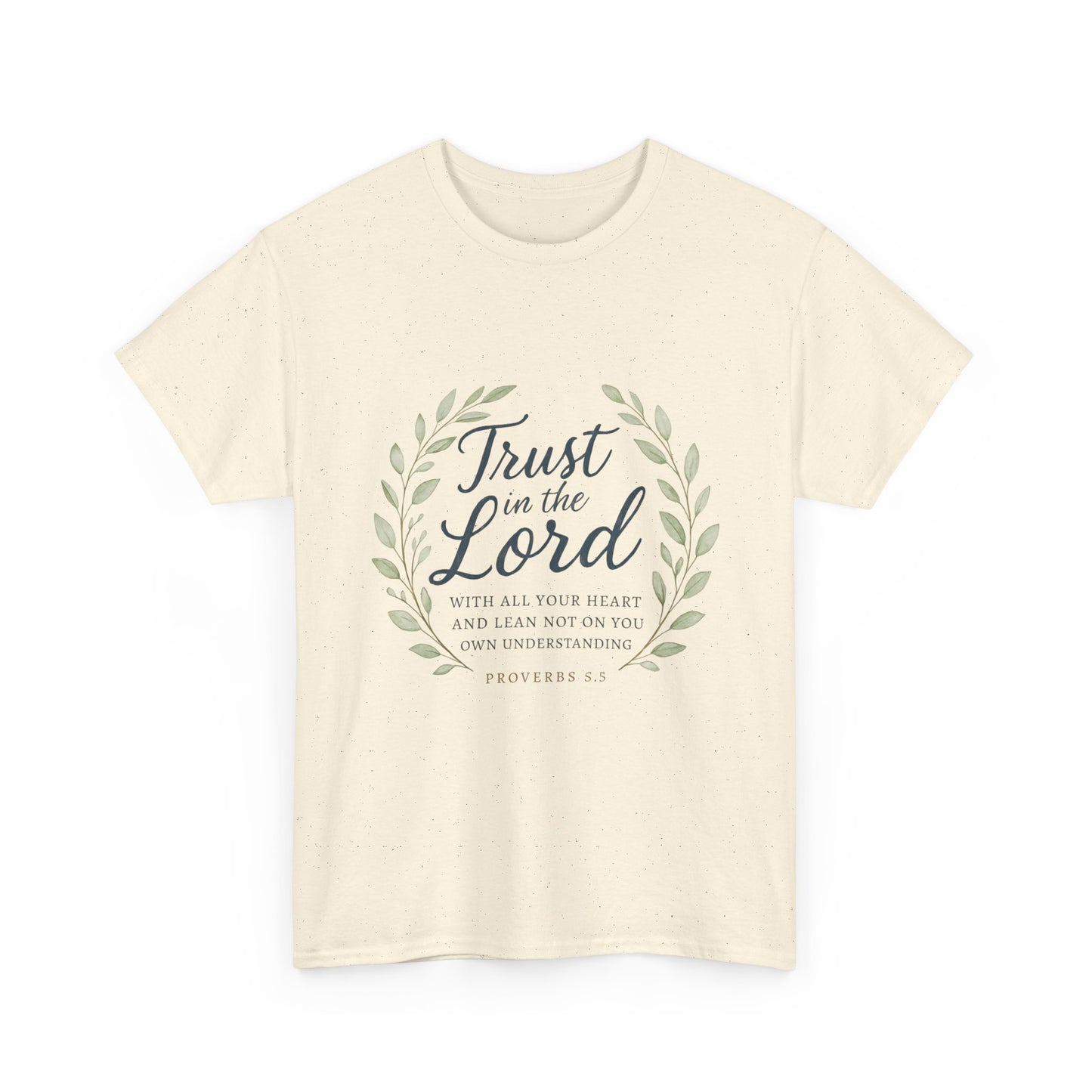 " Trust in the Lord" - Faith-Inspired Unisex Tee - Comfortable Cotton Shirt, Everyday Wear