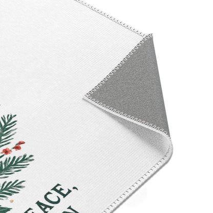 Christmas Area Rug, Holiday Home Decor, Nativity Scene Rug, Festive Floor Mat, Seasonal Decorations, Gift for Him/Her