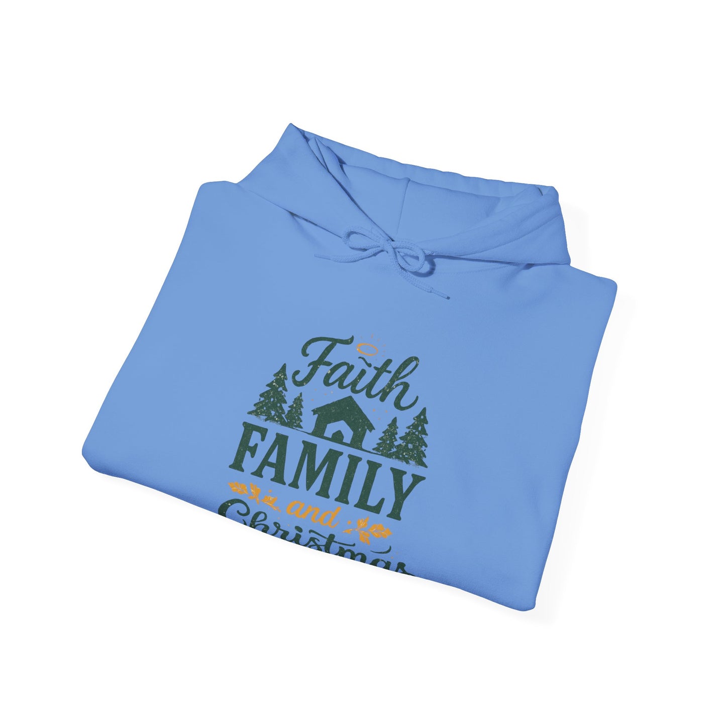 Faith, Family, and Christmas Hoodie