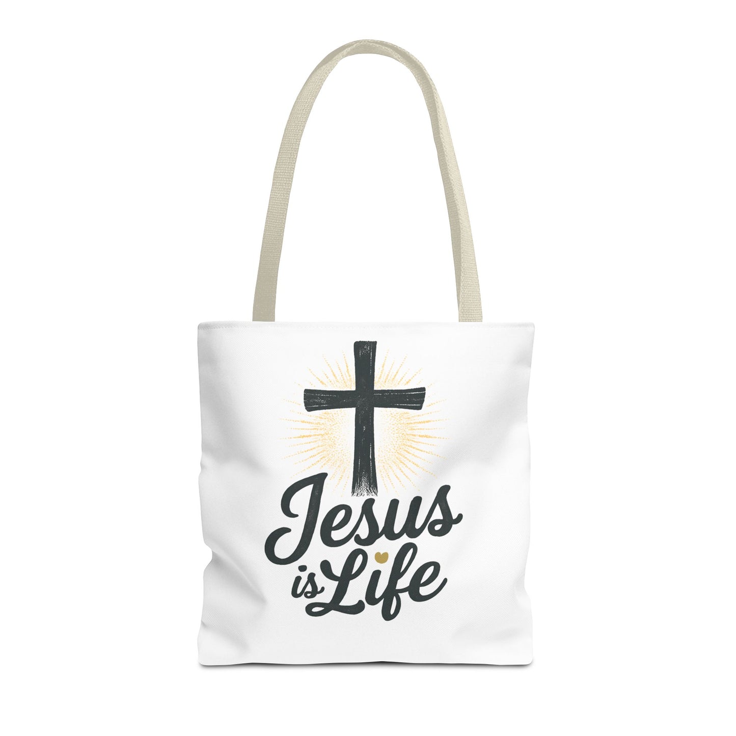 Inspirational Jesus Tote Bag - Faith-Based Carry All