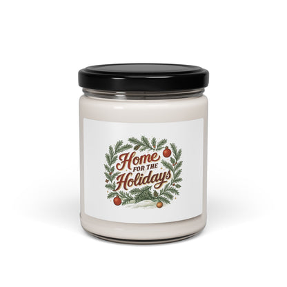 "Home for the Holidays" Scented Soy Candle, Cozy Gift, Holiday Decor, Aromatherapy, Family Gathering