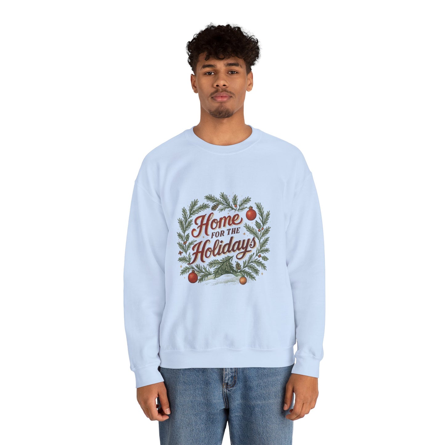 "Home for the Holidays" Heavy Blend™ Crewneck Sweatshirt