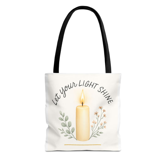 "Let Your Light Shine" - Tote Bag (AOP)