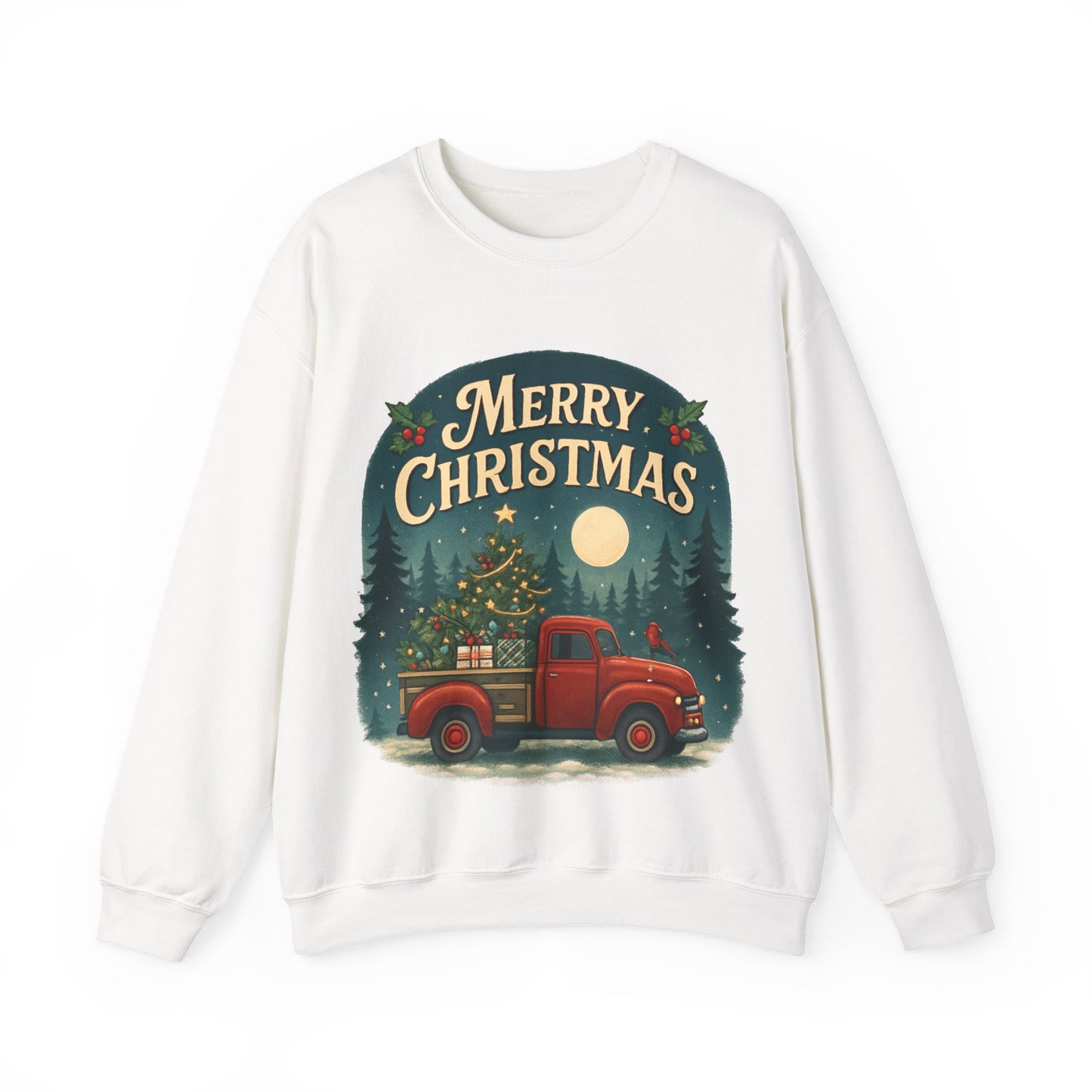 Merry Christmas Truck Sweatshirt