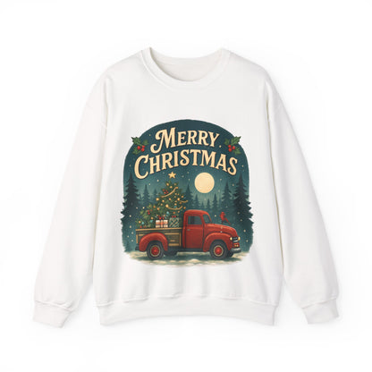 Merry Christmas Truck Sweatshirt