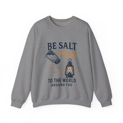"Be Salt and Light to the World" - Unisex Heavy Blend™ Crewneck Sweatshirt