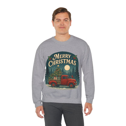 Merry Christmas Truck Sweatshirt