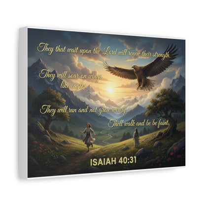 Isaiah 40:31 - Wall Art Canvas Print