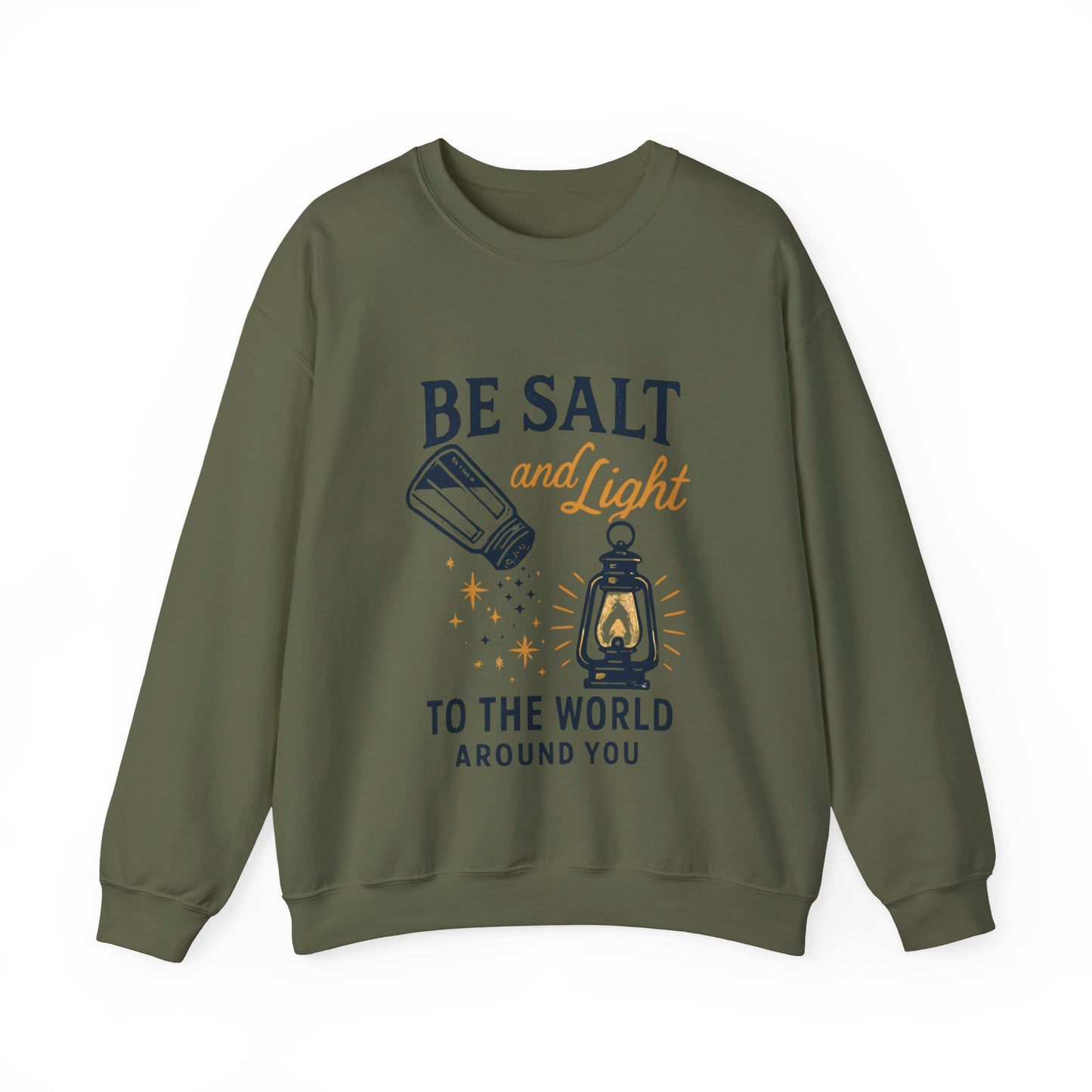 "Be Salt and Light to the World" - Unisex Heavy Blend™ Crewneck Sweatshirt