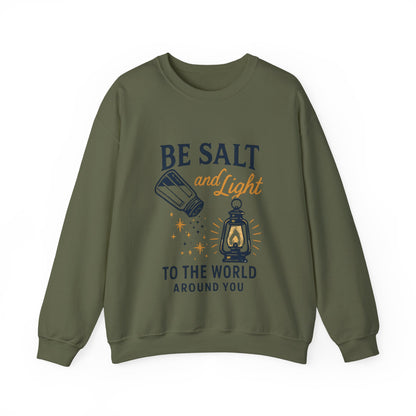 "Be Salt and Light to the World" - Unisex Heavy Blend™ Crewneck Sweatshirt