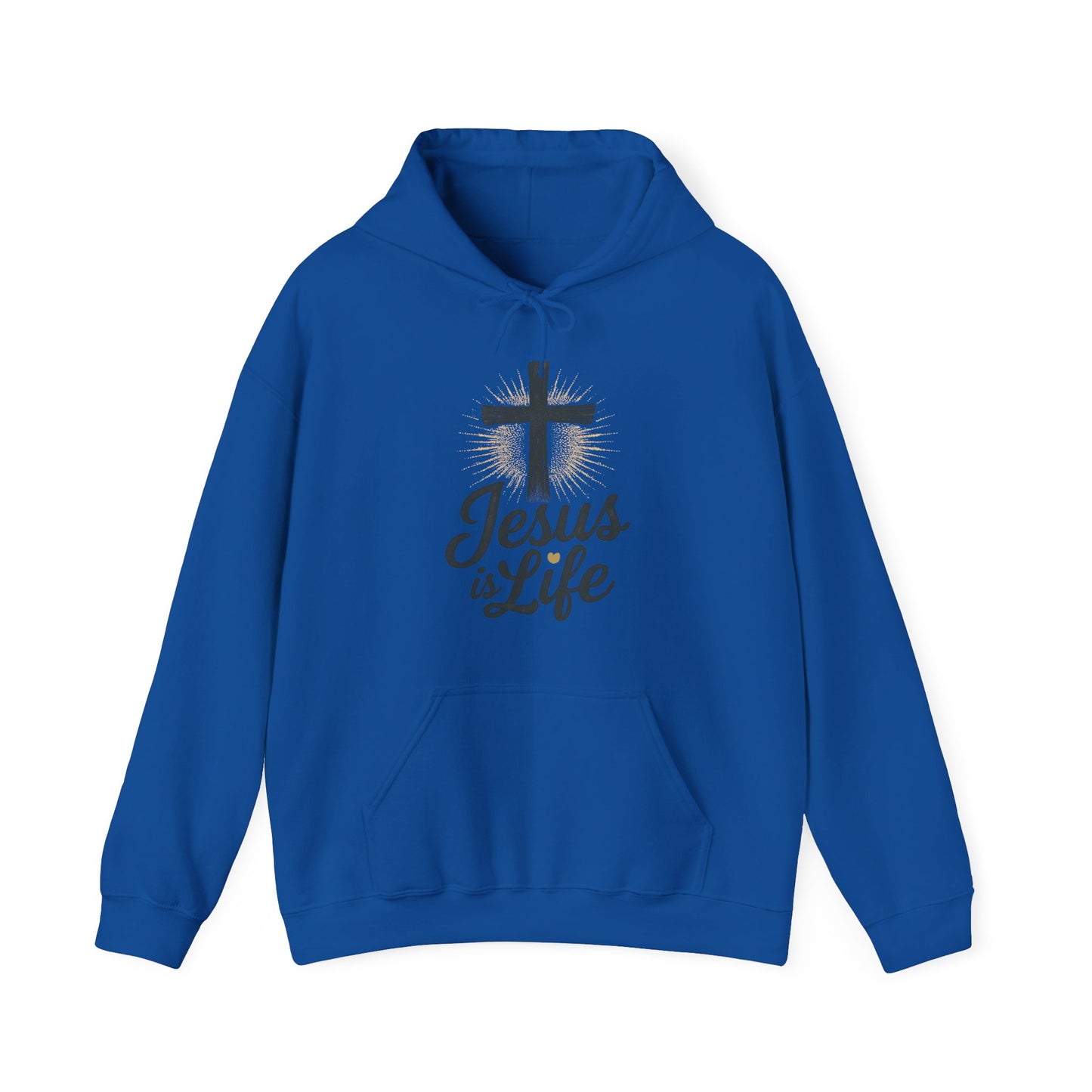 Jesus is Life" - Unisex Hoody - Comfortable & Inspirational Sweatshirt