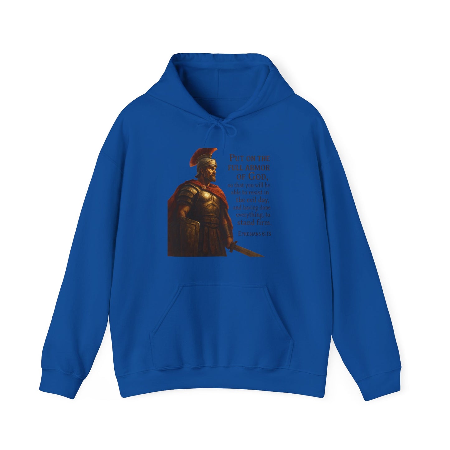 "Put on the full armor of God" - Christian Hoodie - Unisex Sweatshirt