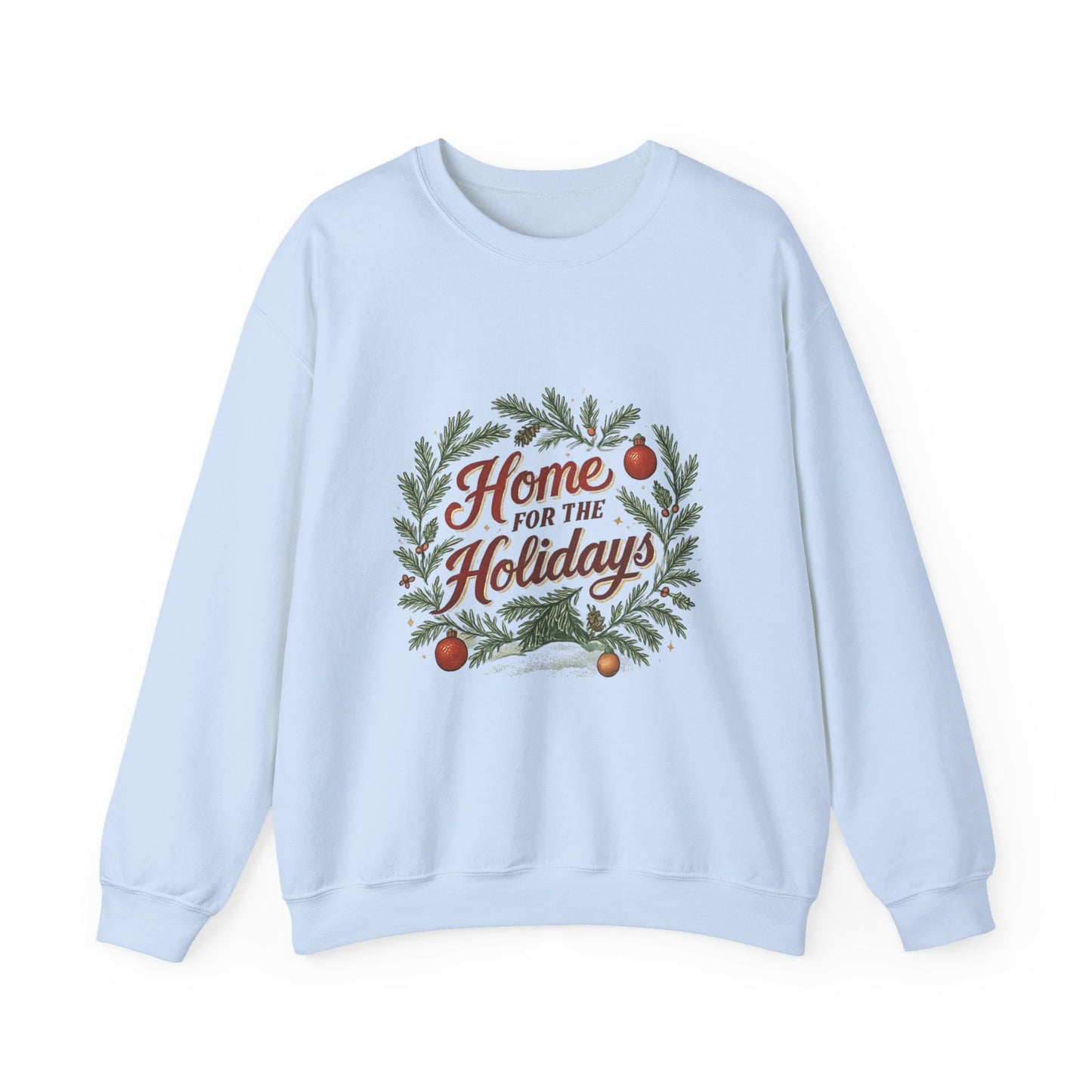 "Home for the Holidays" Heavy Blend™ Crewneck Sweatshirt
