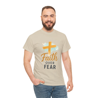 Faith Over Fear Unisex Heavy Cotton Tee