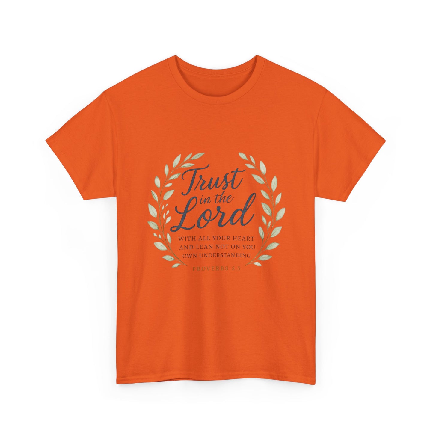 " Trust in the Lord" - Faith-Inspired Unisex Tee - Comfortable Cotton Shirt, Everyday Wear