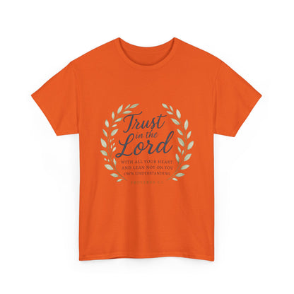 " Trust in the Lord" - Faith-Inspired Unisex Tee - Comfortable Cotton Shirt, Everyday Wear