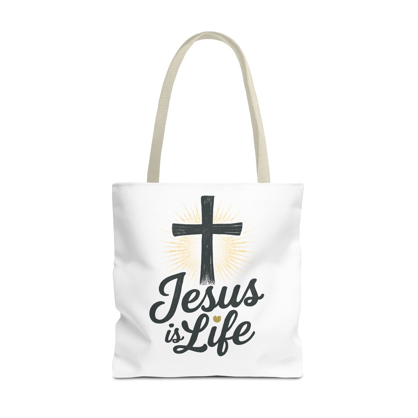 Inspirational Jesus Tote Bag - Faith-Based Carry All
