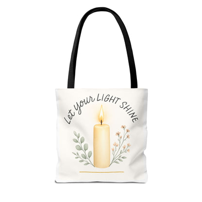 "Let Your Light Shine" - Tote Bag (AOP)