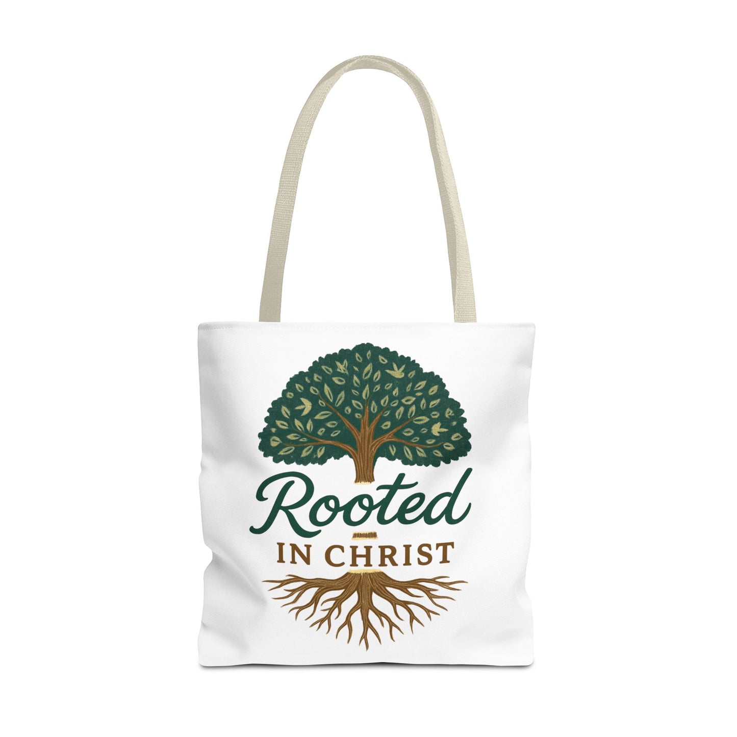 Rooted in Christ Tote Bag - Inspirational Gift for Faith Lovers, Christian Tote, Eco-Friendly Carryall, Stylish Church Accessory, [...]