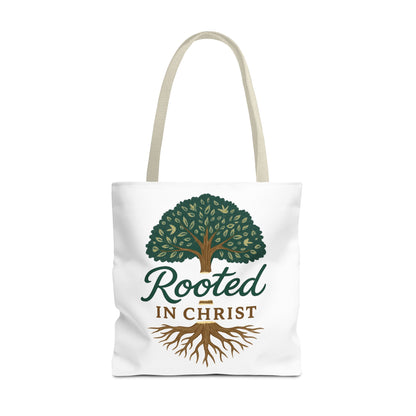 Rooted in Christ Tote Bag - Inspirational Gift for Faith Lovers, Christian Tote, Eco-Friendly Carryall, Stylish Church Accessory, [...]