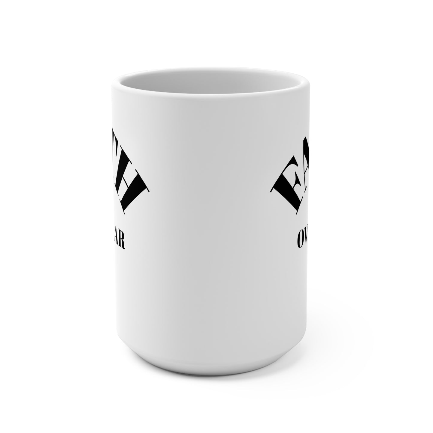 "Faith over Fear" Inspirational Mug