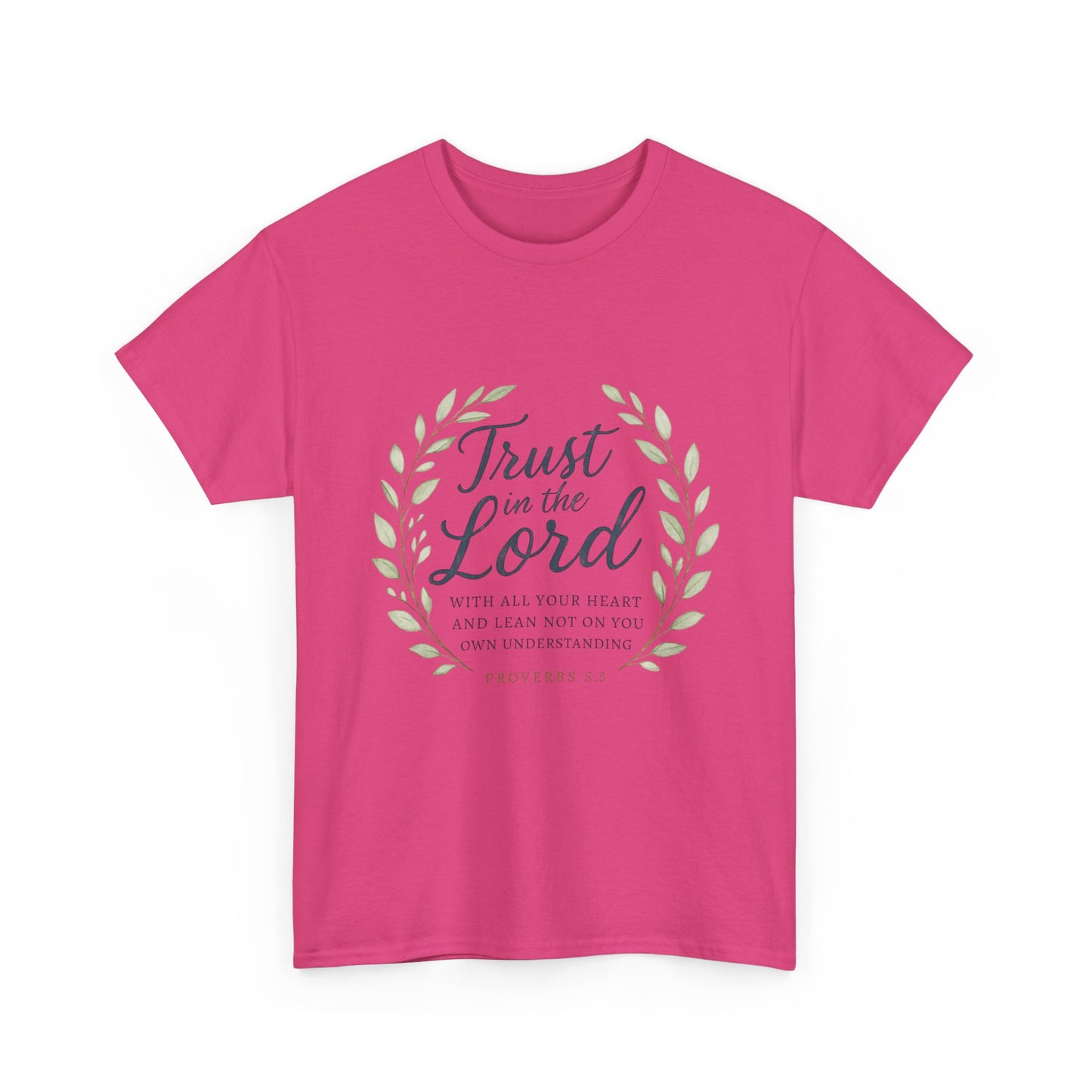 " Trust in the Lord" - Faith-Inspired Unisex Tee - Comfortable Cotton Shirt, Everyday Wear