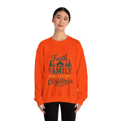 Faith Family Christmas Sweatshirt