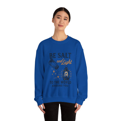"Be Salt and Light to the World" - Unisex Heavy Blend™ Crewneck Sweatshirt